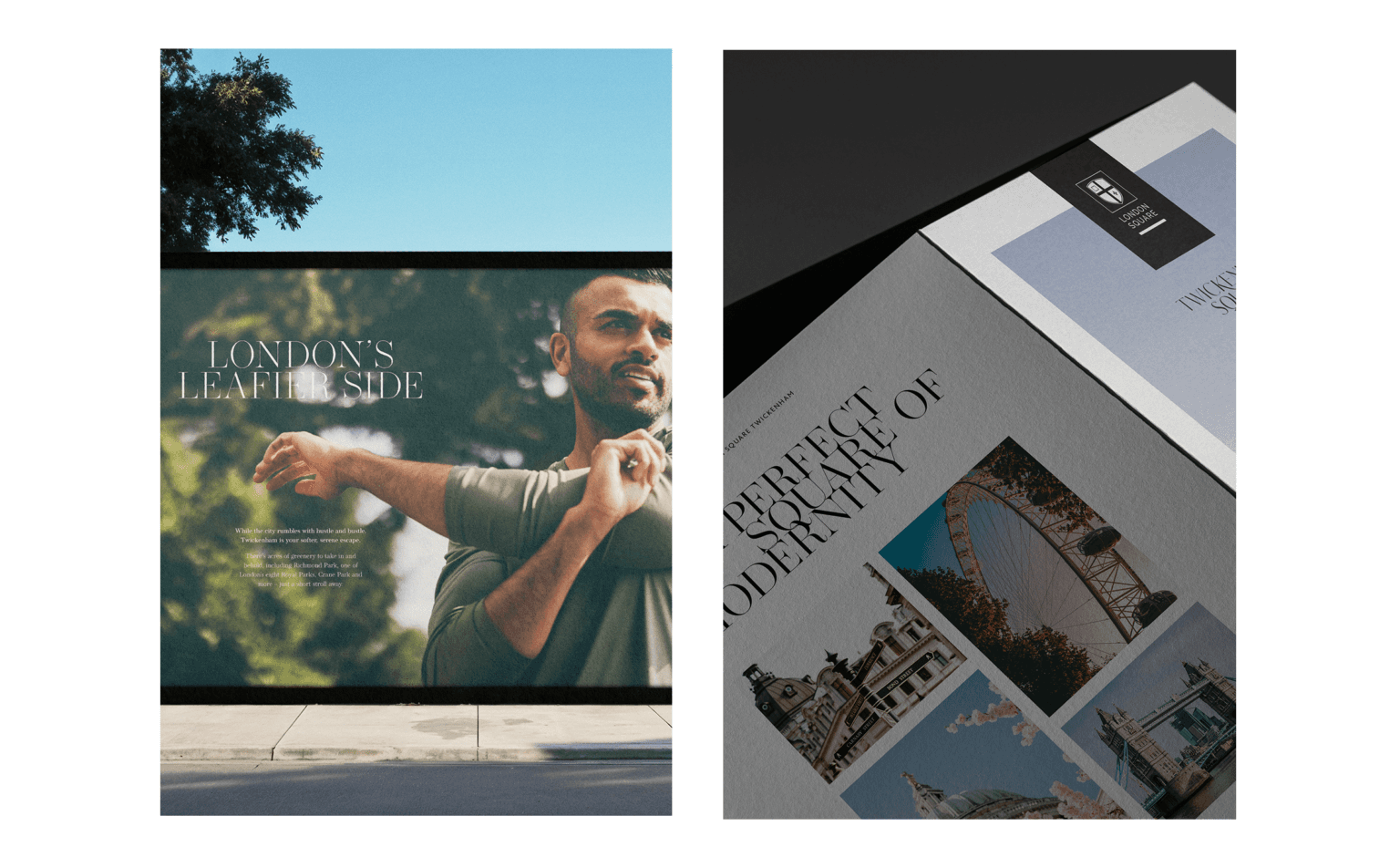 Brand identity for Twickenham Square by We Are Fred